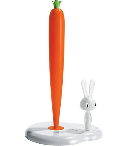 ALESSI Bunny & Carrot キッチンペーパーホルダー アレッシィ Amazon.com - A di Alessi Bunny and Carrot Paper Towel Holder